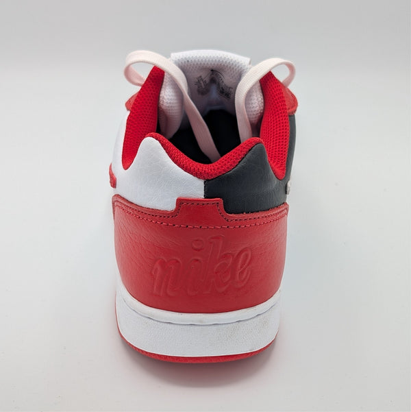 Nike Ebernon Low (AQ1774-101): Prem White/University Red-Black