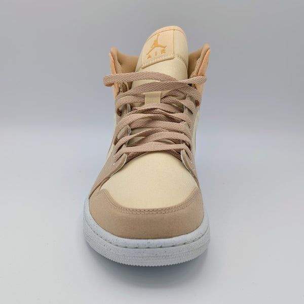 EUR 44 Nike WMNS Air Jordan 1 Mid SE (DV0427-102):Muslin/Desert-Celestial-Gold
