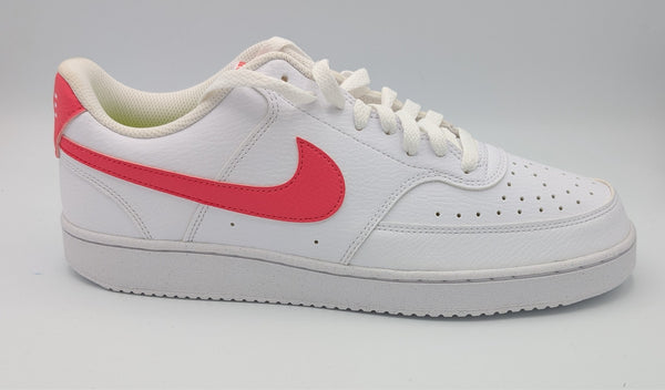 EUR 44,5 NIKE WMNS Court Vision Lo NN (DR9885-101):White/Sea Coral-Volt-Black