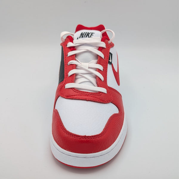 Nike Ebernon Low (AQ1774-101): Prem White/University Red-Black
