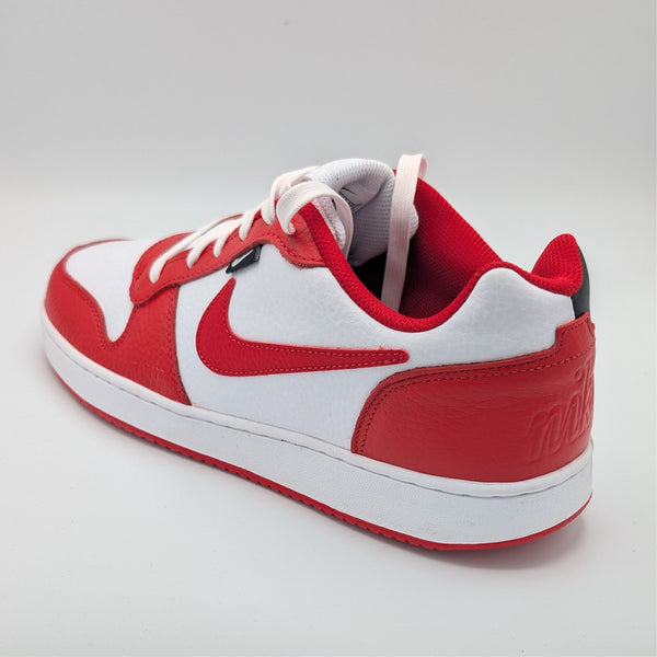 Nike Ebernon Low (AQ1774-101): Prem White/University Red-Black