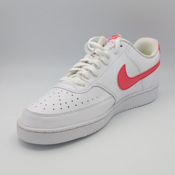 EUR 44,5 NIKE WMNS Court Vision Lo NN (DR9885-101):White/Sea Coral-Volt-Black