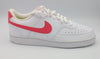 EUR 44,5 NIKE WMNS Court Vision Lo NN (DR9885-101):White/Sea Coral-Volt-Black